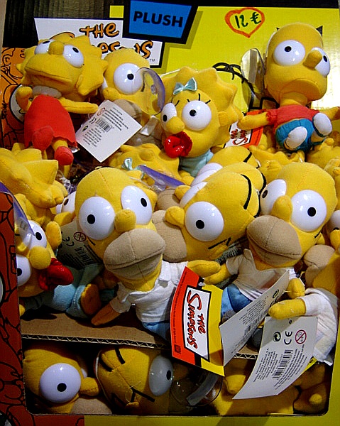 Lot Objets Et Figurine Les Simpson - BD, Horloge, Pendule - Occasion